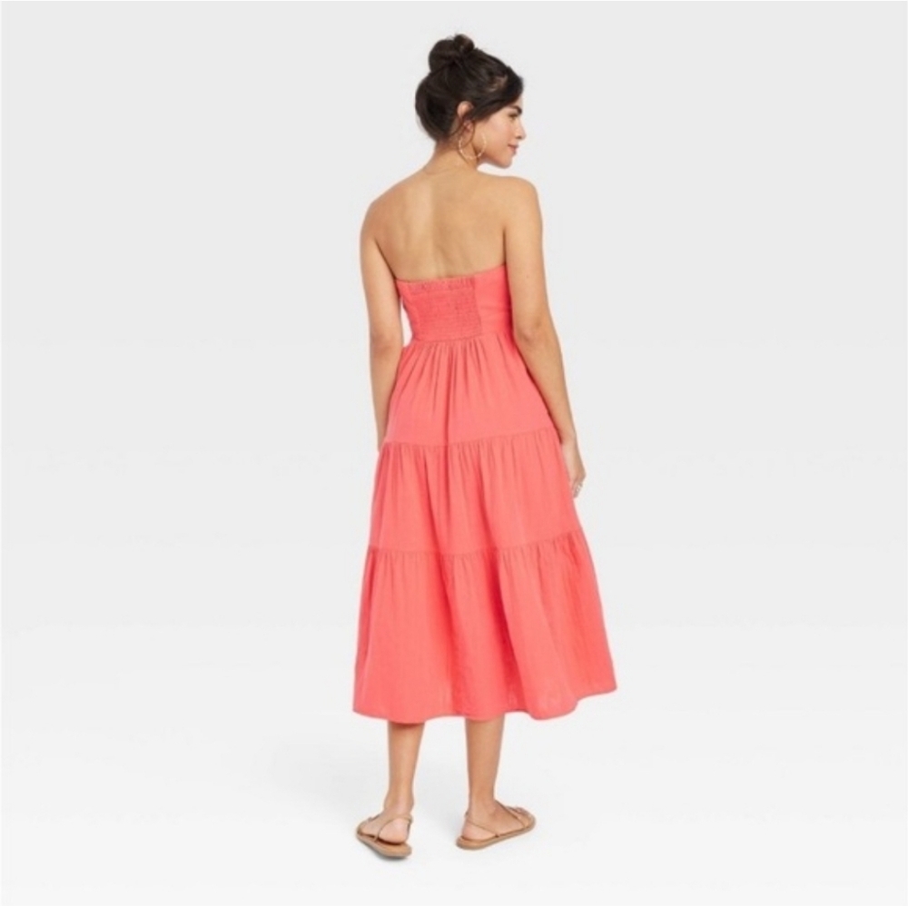 NWT Universal Thread Women's Strapless Cotton Mid… - image 3